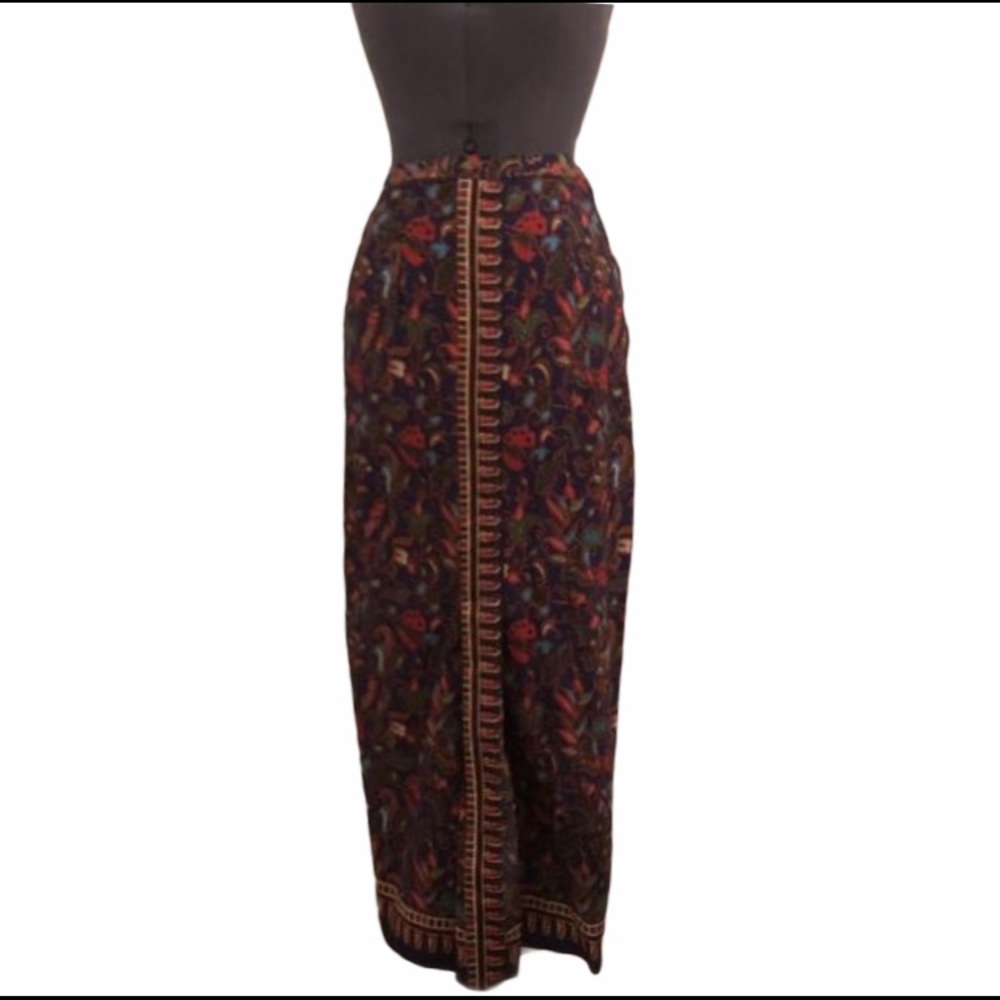 4/$25 sale Handmade paisley patterned maxi skirt